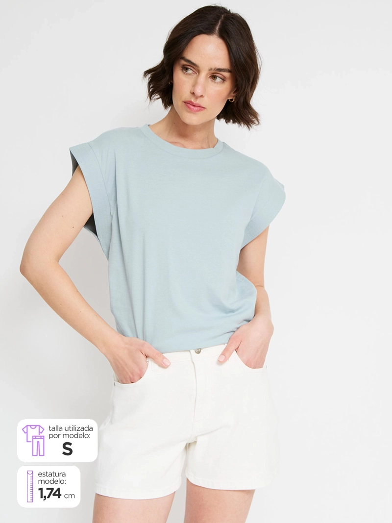 POLERA MUJER SFERA BÁSICA