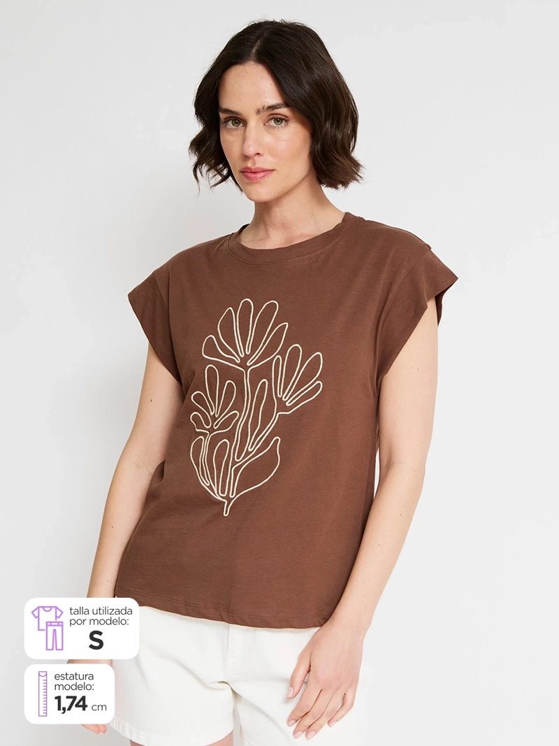 POLERA MUJER SFERA ALGODÓN