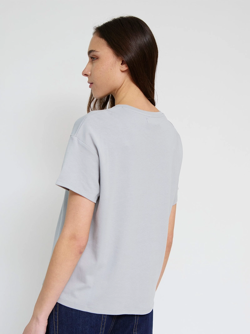 POLERA MUJER SFERA ALGODÓN PERLAS - 2