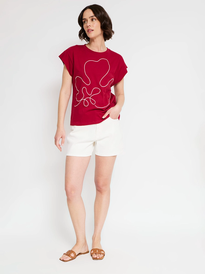 POLERA MUJER SFERA ALGODÓN  - 4