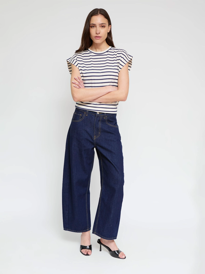 POLERA MUJER SFERA ALGODÓN BÁSICA - 4