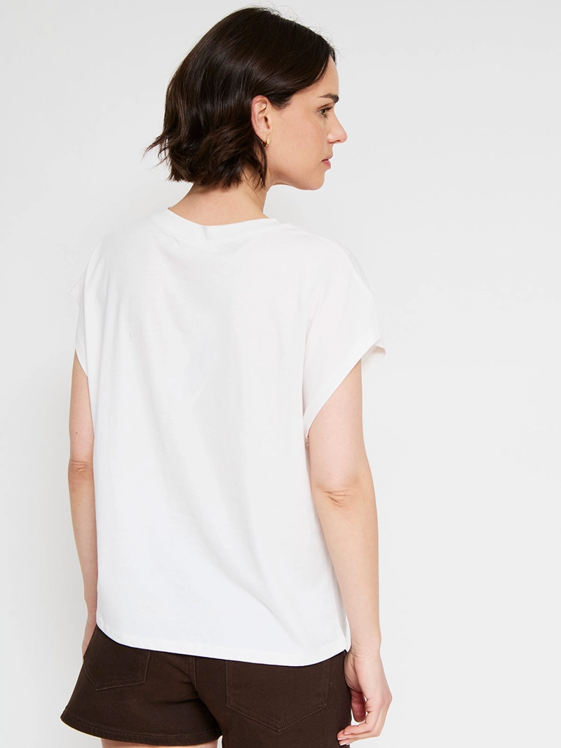POLERA MUJER SFERA ALGODÓN MANGA CORTA - 2