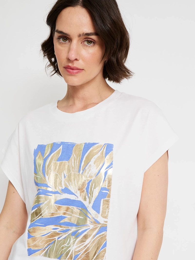 POLERA MUJER SFERA ALGODÓN MANGA CORTA - 3