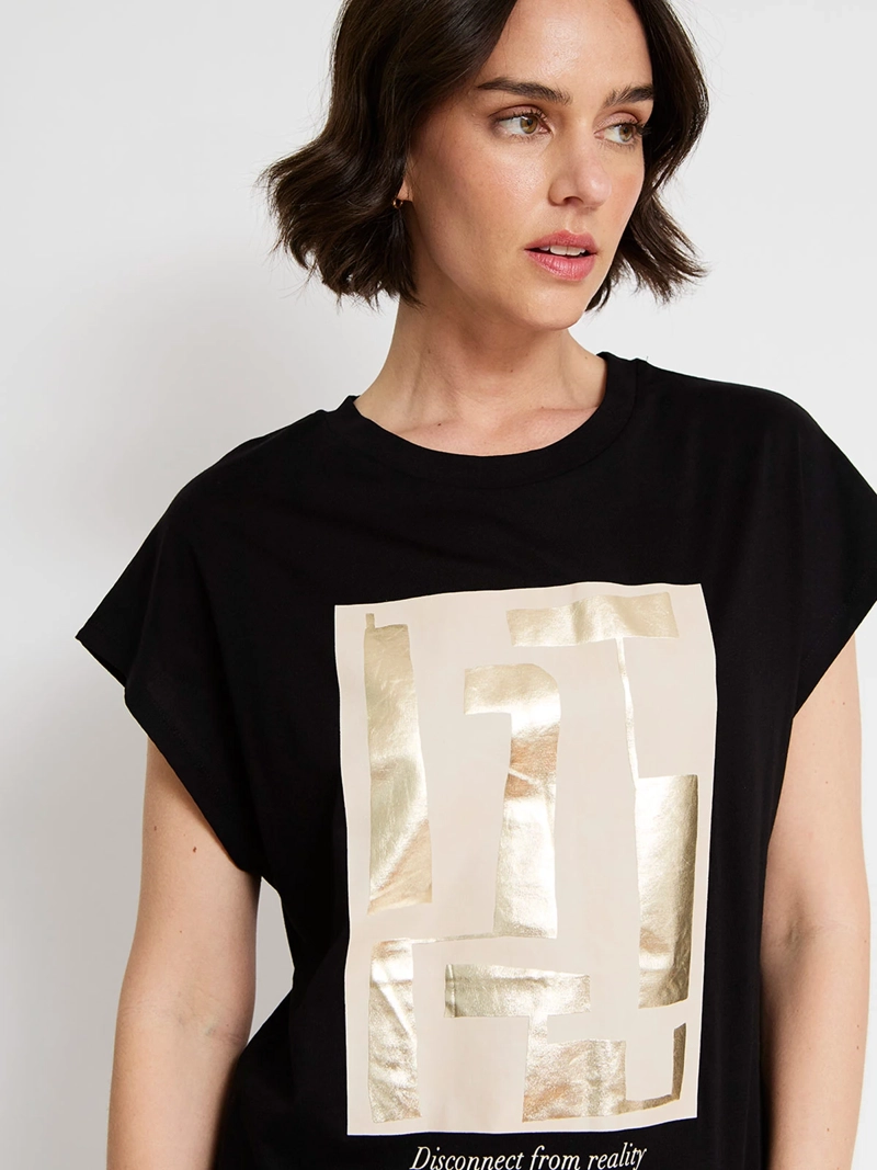 POLERA MUJER SFERA ALGODÓN MANGA CORTA - 3