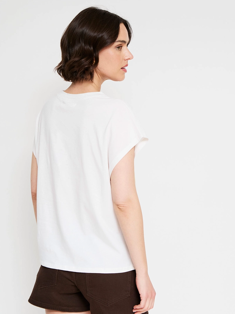 POLERA MUJER SFERA ALGODÓN MANGA CORTA - 2