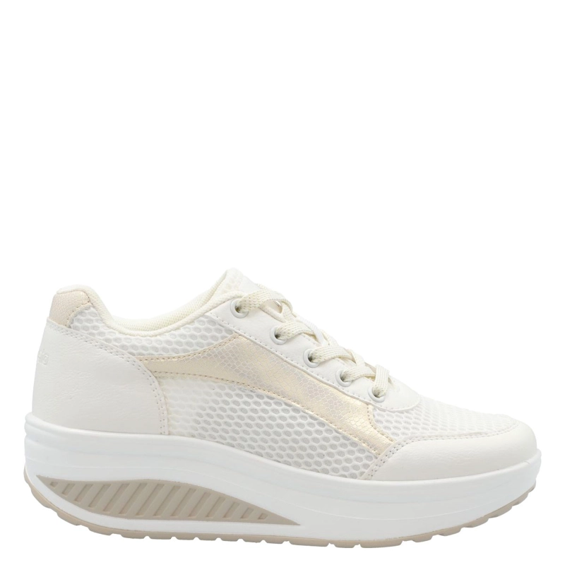 ZAPATILLAS MUJER AZALEIA CASUALES BLANCO CAMELIA - 1