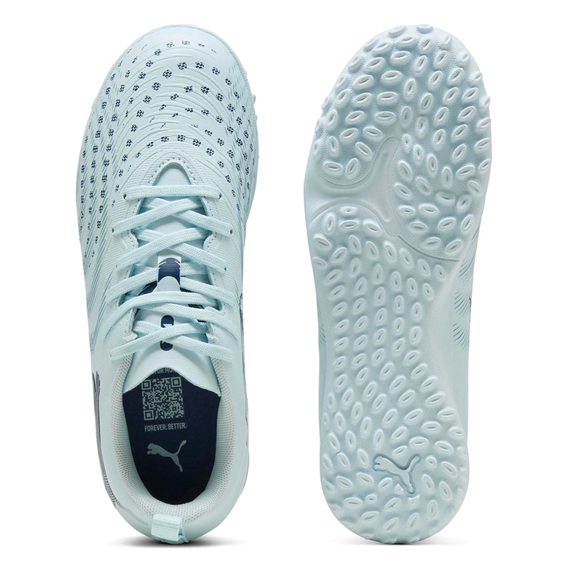 ZAPATILLAS NIÑO PUMA FÚTBOL CELESTE FUTURE 9 PLAY TT - 4