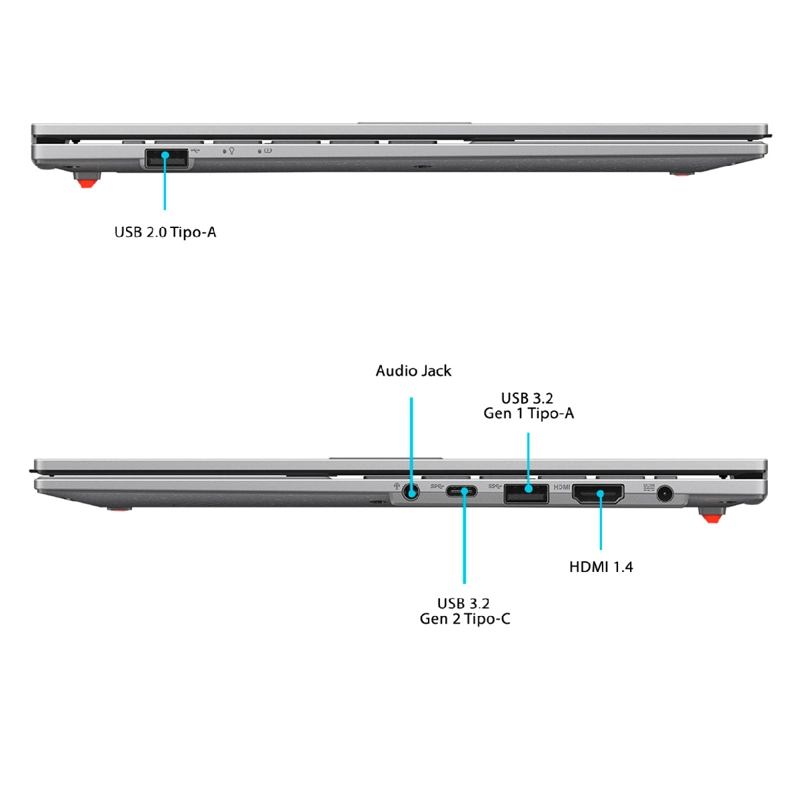 NOTEBOOK ASUS VIVOBOOK GO 15 E1504FA-BQ4439W AMD RYZEN 5 8GB RAM 512GB SSD 15.6” - 7