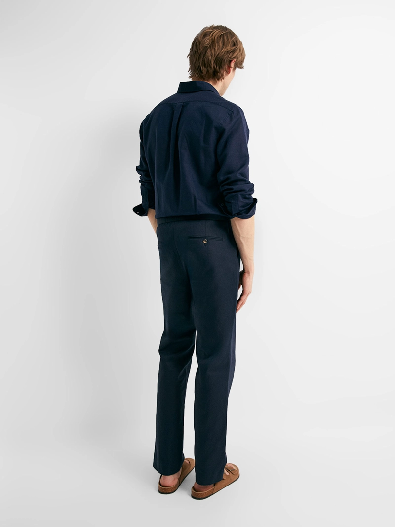 PANTALÓN HOMBRE SFERA LINO DE VESTIR BOLSILLOS DELANTEROS - 2