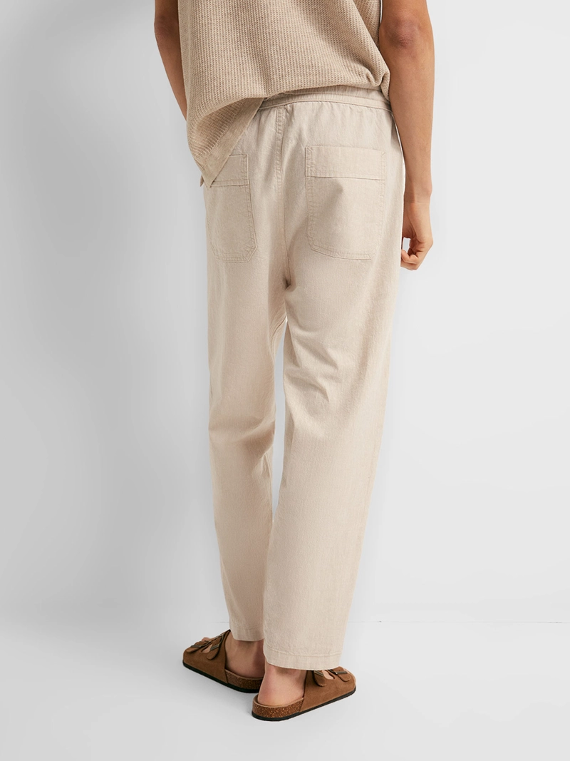 PANTALÓN HOMBRE SFERA LINO CINTURA ELÁSTICA - 4