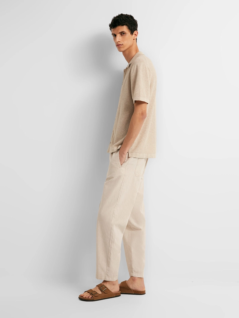 PANTALÓN HOMBRE SFERA LINO CINTURA ELÁSTICA - 2