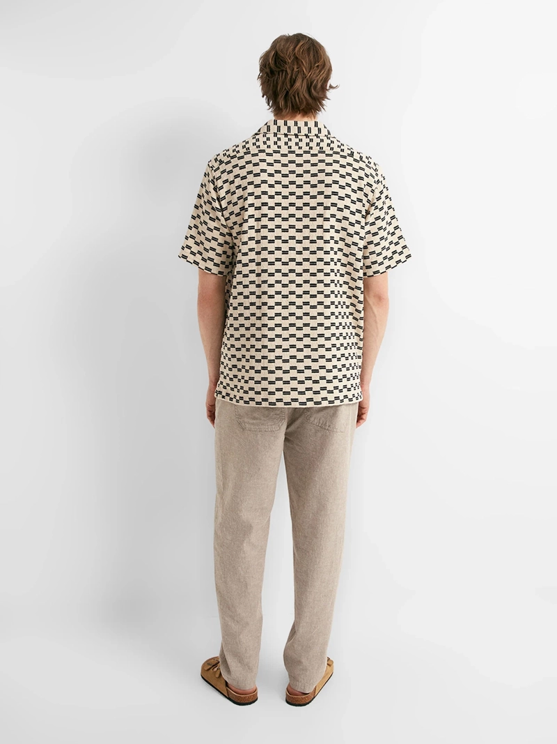 PANTALÓN HOMBRE SFERA LINO CINTURA ELÁSTICA - 2