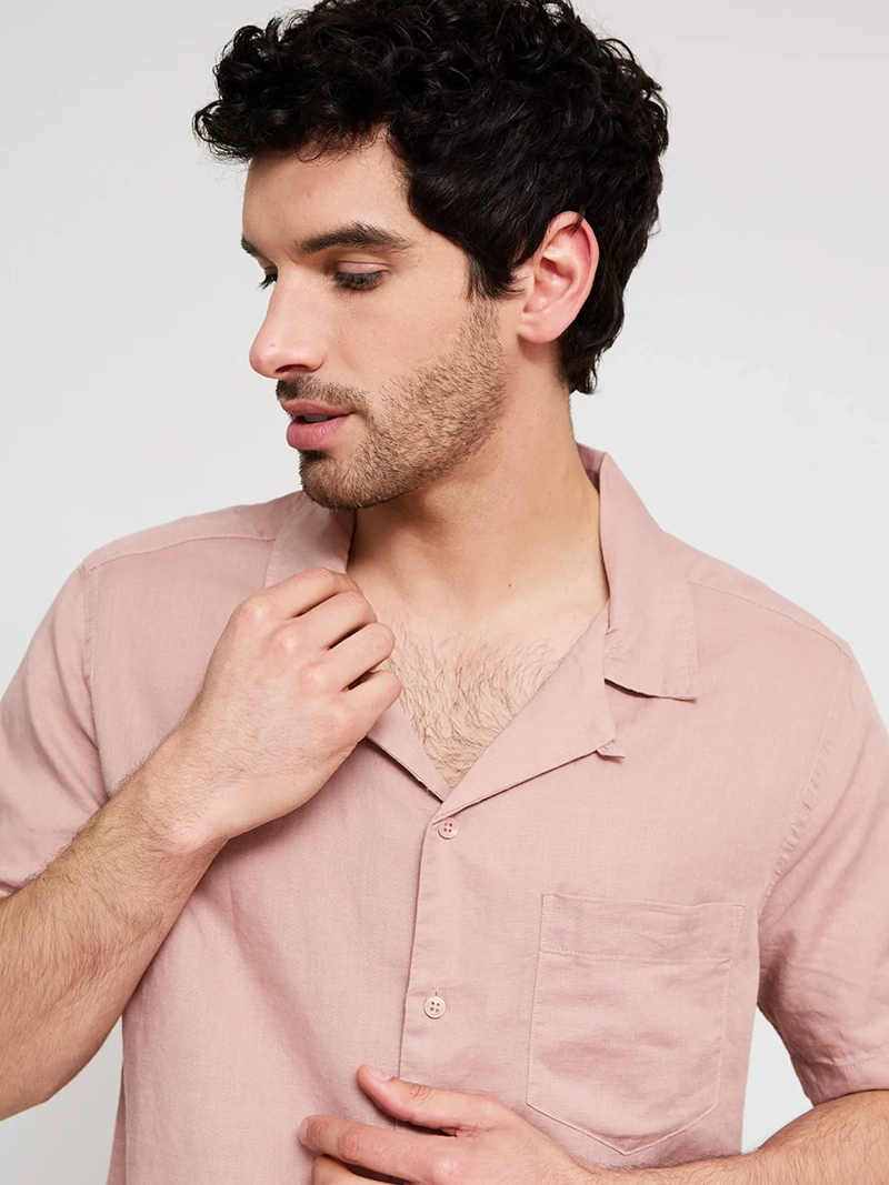 CAMISA HOMBRE SFERA LINO MANGA LARGA - 3