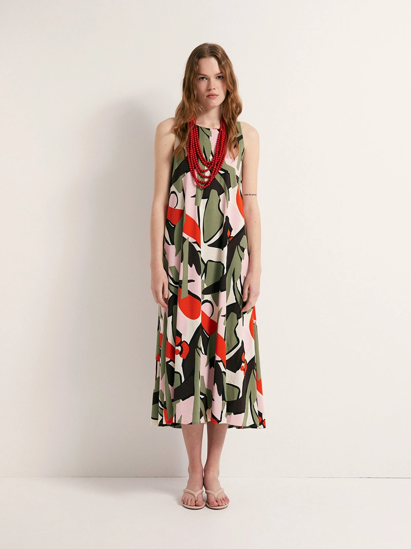 VESTIDO MUJER SFERA ESTAMPADO - 1