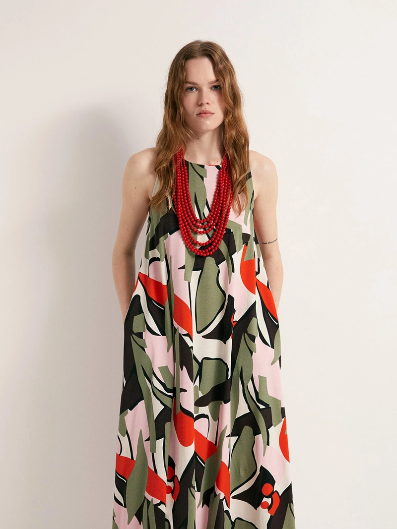 VESTIDO MUJER SFERA ESTAMPADO - 4