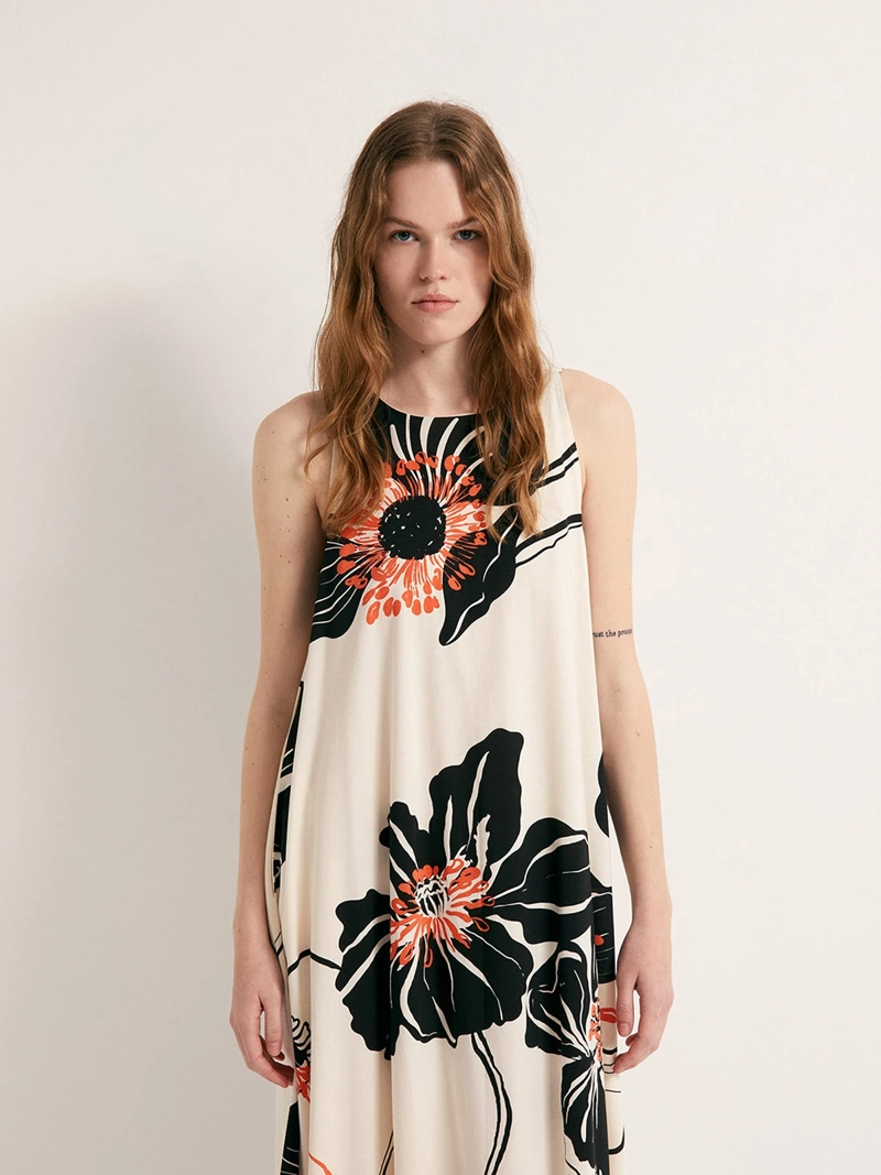 VESTIDO MUJER SFERA ESTAMPADO - 3