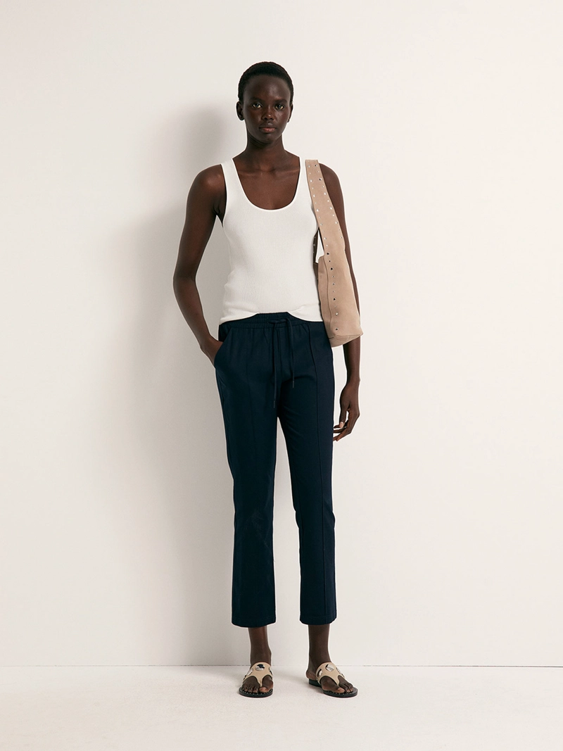 PANTALÓN MUJER SFERA LINO REGULAR FIT - 1