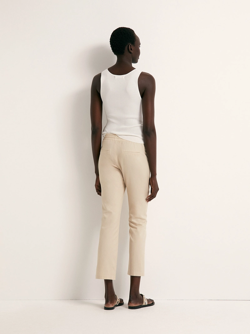 PANTALÓN MUJER SFERA LINO REGULAR FIT - 3