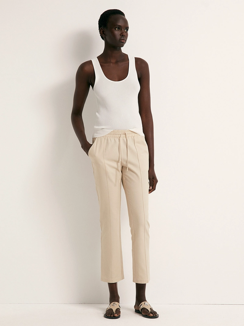 PANTALÓN MUJER SFERA LINO REGULAR FIT - 1