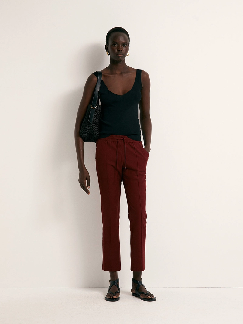 PANTALÓN MUJER SFERA LINO REGULAR FIT - 1