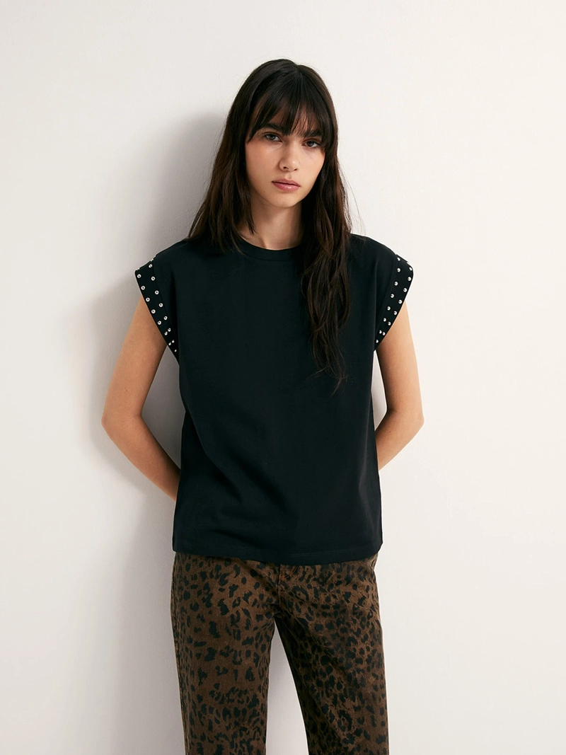 POLERA MUJER SFERA SIN MANGAS - 1