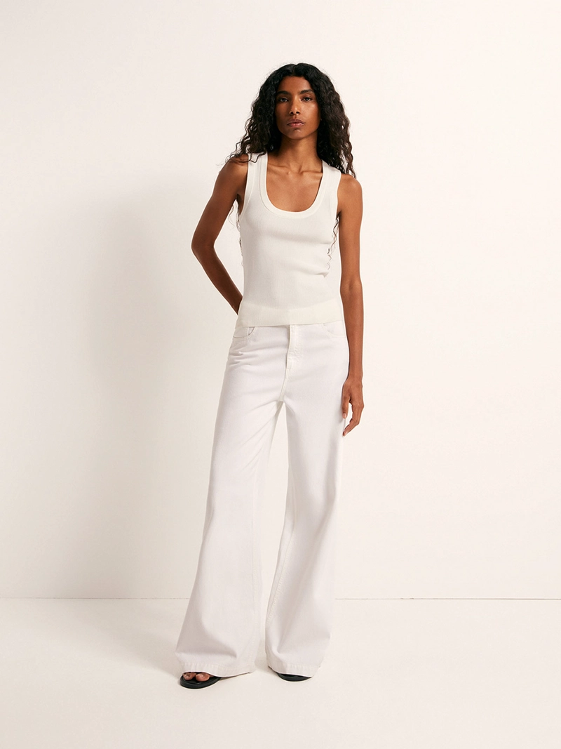 JEANS MUJER SFERA PALAZZO TIRO ALTO - 1