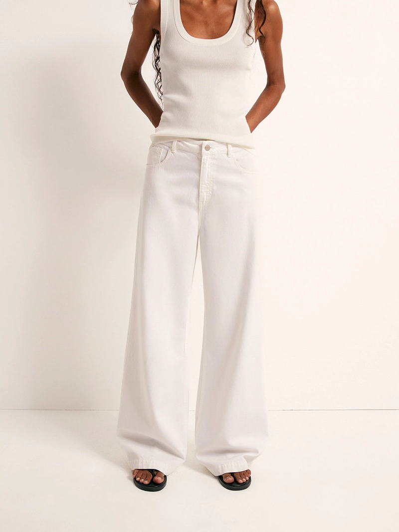 JEANS MUJER SFERA PALAZZO TIRO ALTO - 5