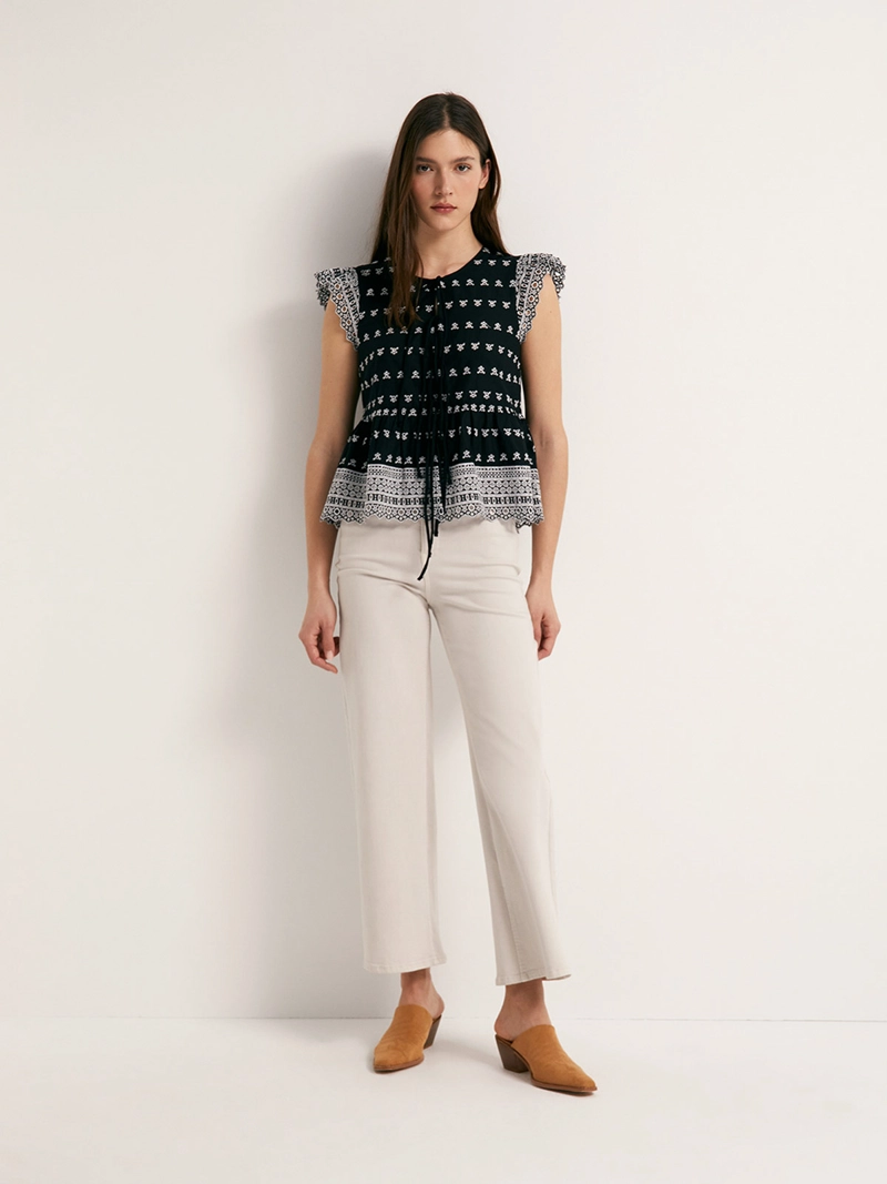 BLUSA MUJER SFERA SIN MANGAS - 3