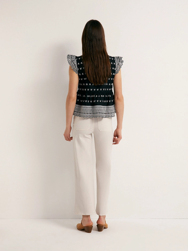 BLUSA MUJER SFERA SIN MANGAS - 5