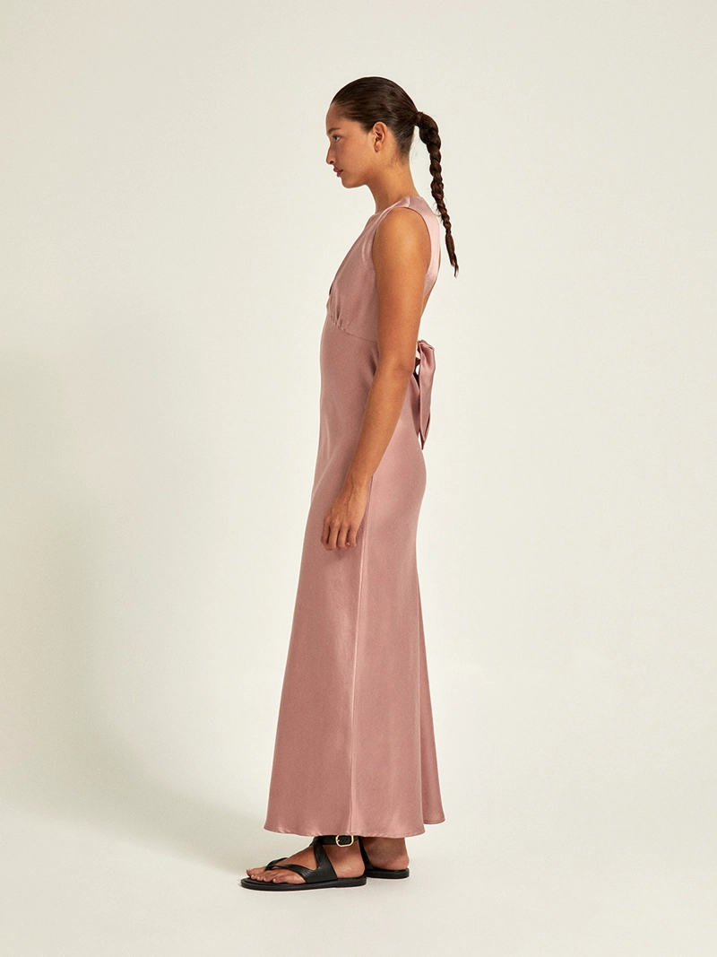 VESTIDO MUJER SFERA SATIN NOCHE - 2