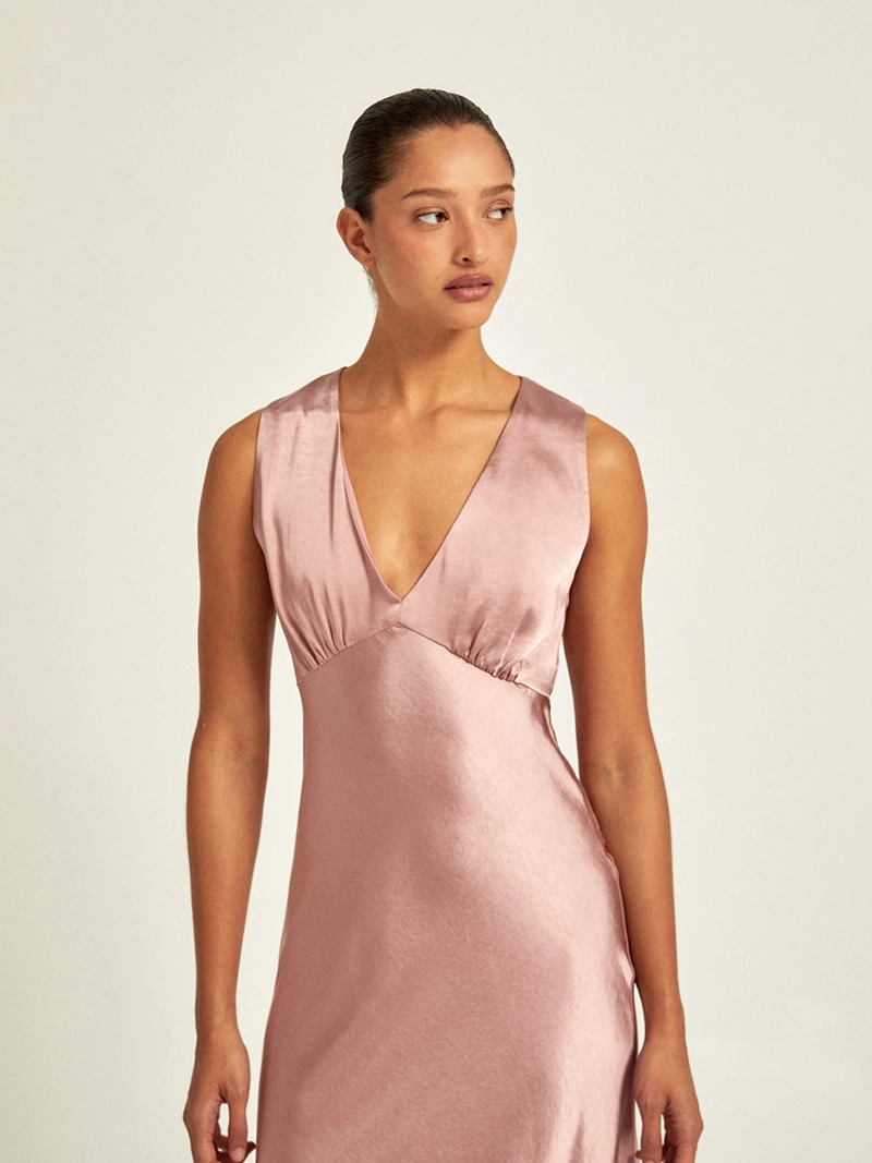VESTIDO MUJER SFERA SATIN NOCHE - 5