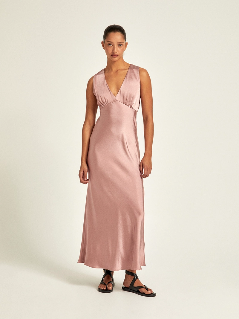 VESTIDO MUJER SFERA SATIN NOCHE