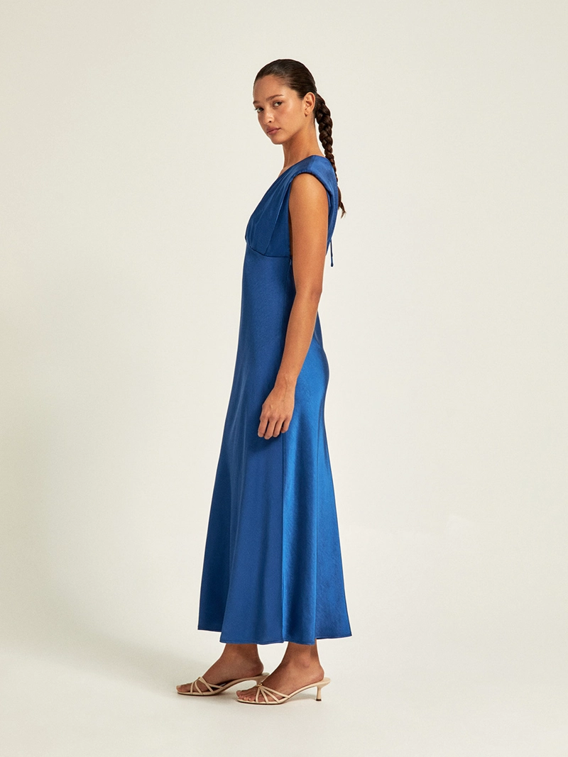 VESTIDO MUJER SFERA SATIN NOCHE - 2