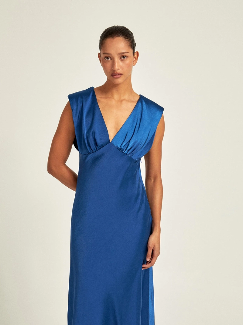 VESTIDO MUJER SFERA SATIN NOCHE - 5