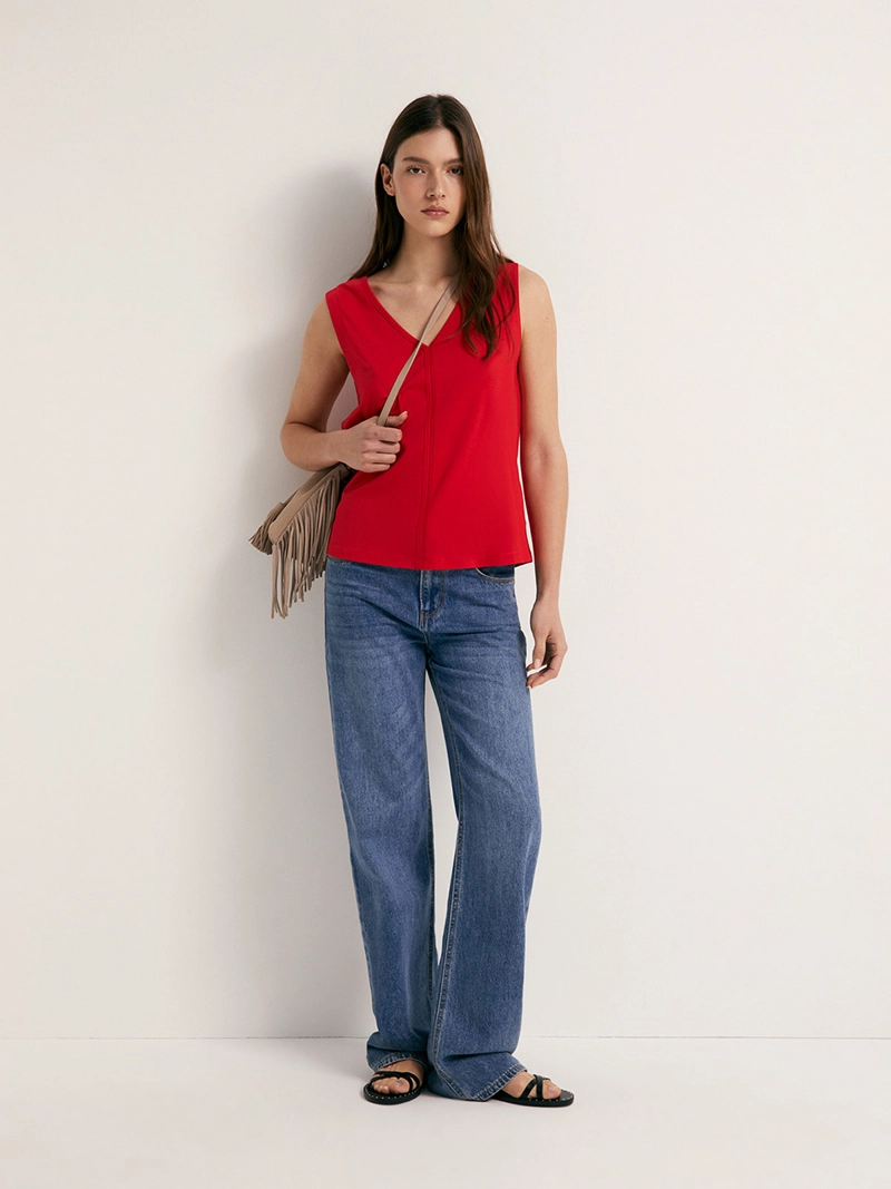 POLERA MUJER SFERA SIN MANGAS - 2