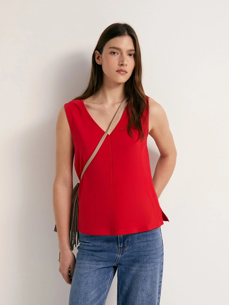 POLERA MUJER SFERA SIN MANGAS - 1