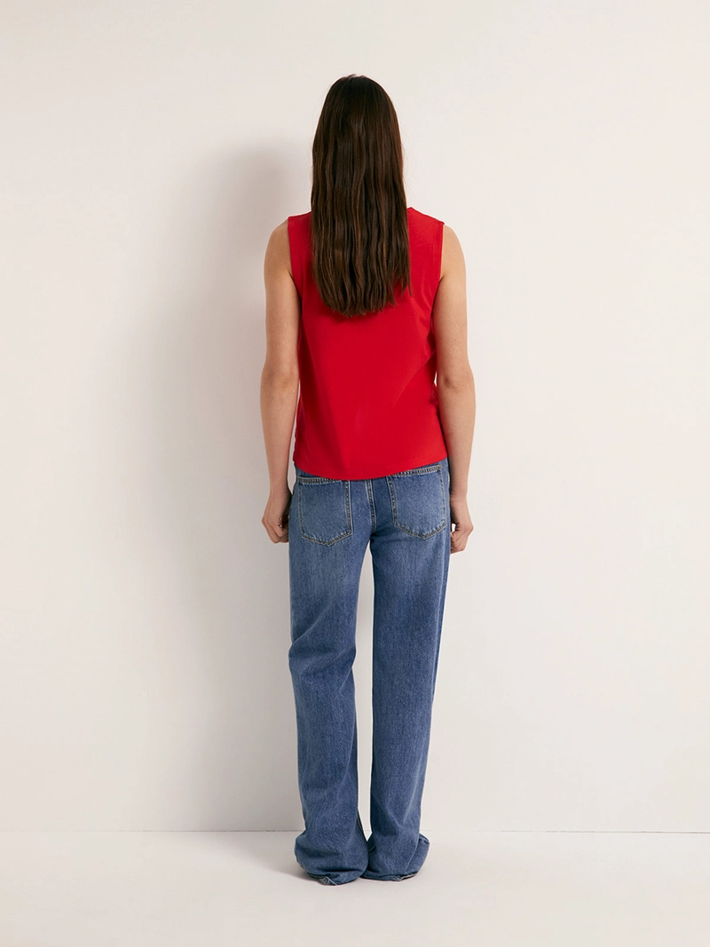 POLERA MUJER SFERA SIN MANGAS - 4