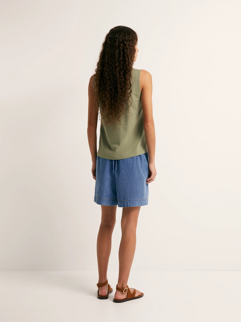 POLERA MUJER SFERA SIN MANGAS - 4