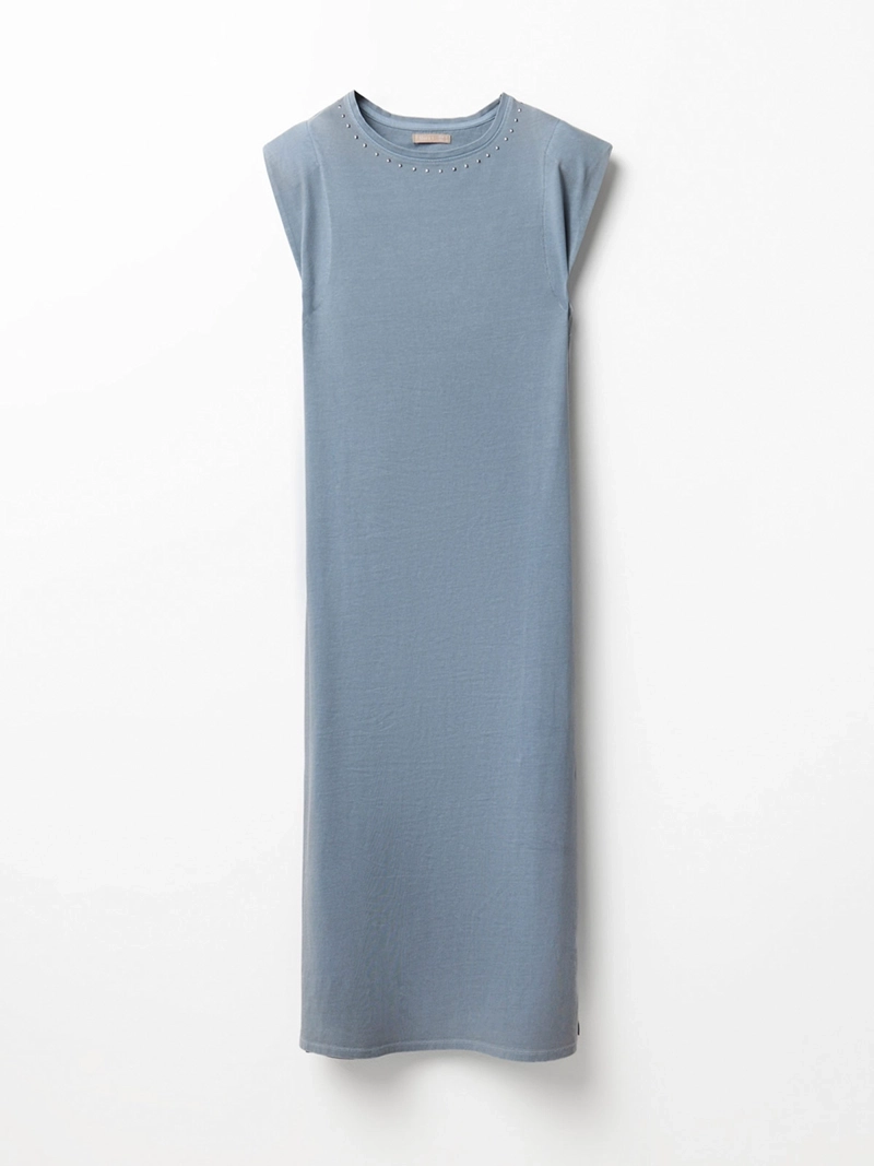 VESTIDO MUJER SFERA ALGODÓN TACHAS - 6