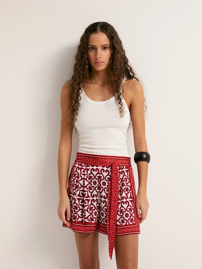 SHORT MUJER SFERA ESTAMPADO  - 3
