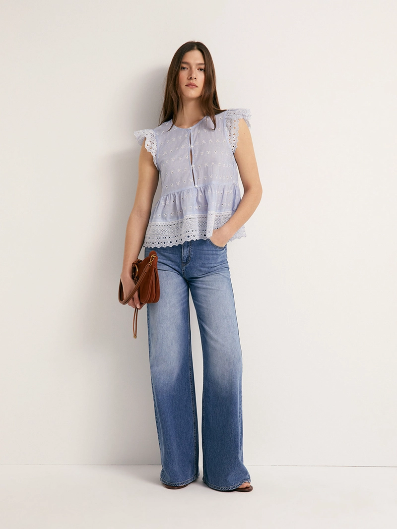 BLUSA MUJER SFERA SIN MANGAS - 3