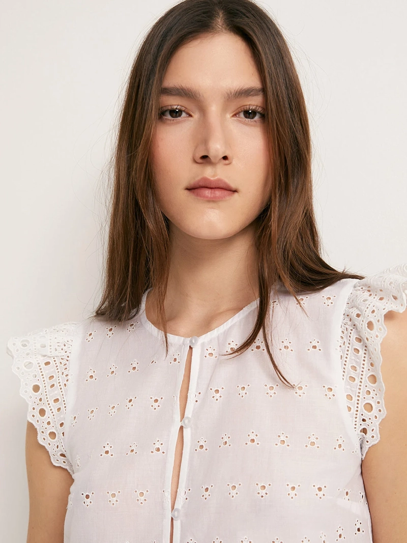 BLUSA MUJER SFERA SIN MANGAS - 5