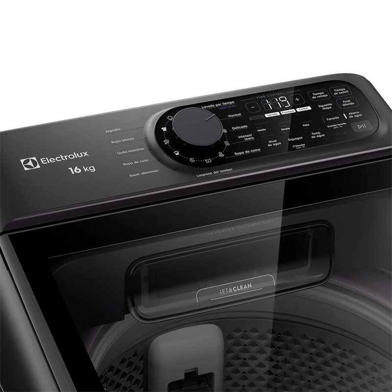 LAVADORA CARGA SUPERIOR ELECTROLUX EMTL16IO 16KG GRAFITO - 5