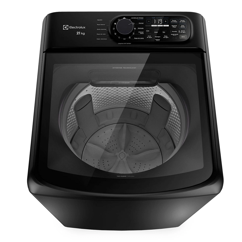 LAVADORA CARGA SUPERIOR ELECTROLUX EMTL21IB 21KG NEGRO - 4