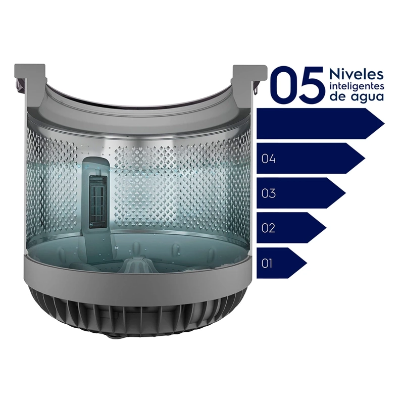 LAVADORA CARGA SUPERIOR ELECTROLUX EMTL21IB 21KG NEGRO - 10