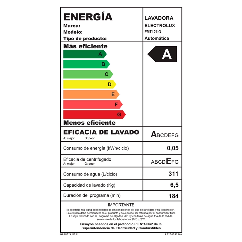 LAVADORA CARGA SUPERIOR ELECTROLUX EMTL21IO 21KG GRAFITO - 16