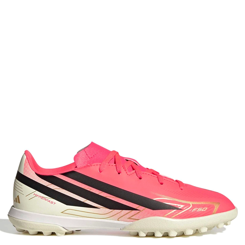 ZAPATILLAS NIÑO ADIDAS FÚTBOL ROSADO F50 HYPERFAST CLUB - 1