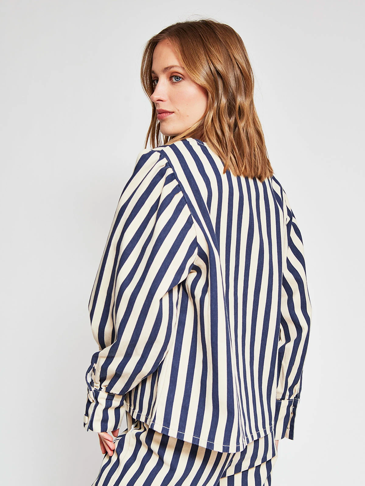 CHAQUETA MUJER MARQUIS - BELÉN SOTO ALGODÓN MILITAR DENIM - 3