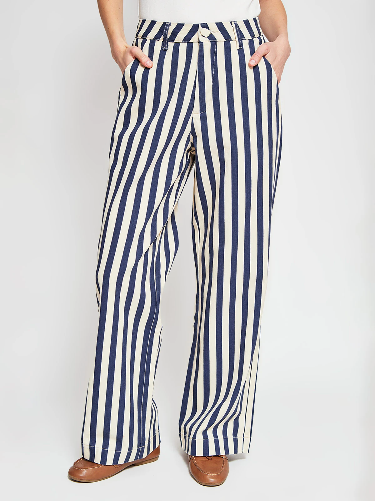 JEANS MUJER MARQUIS - BELÉN SOTO ALGODÓN STRAIGHT RAYAS - 2