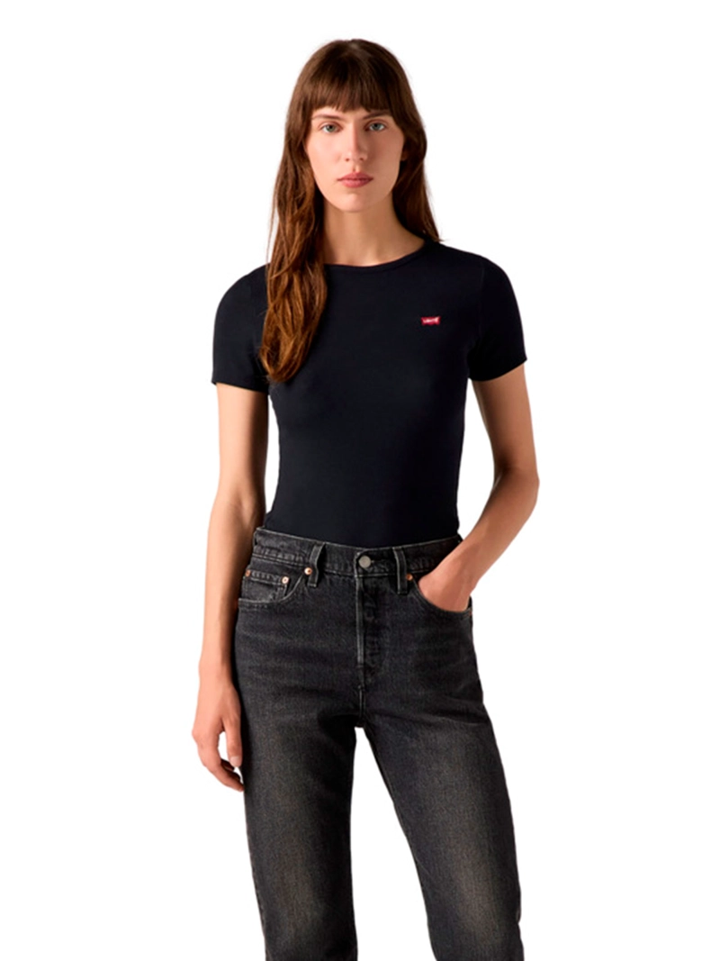 POLERA MUJER LEVI'S ALGODÓN MANGA CORTA